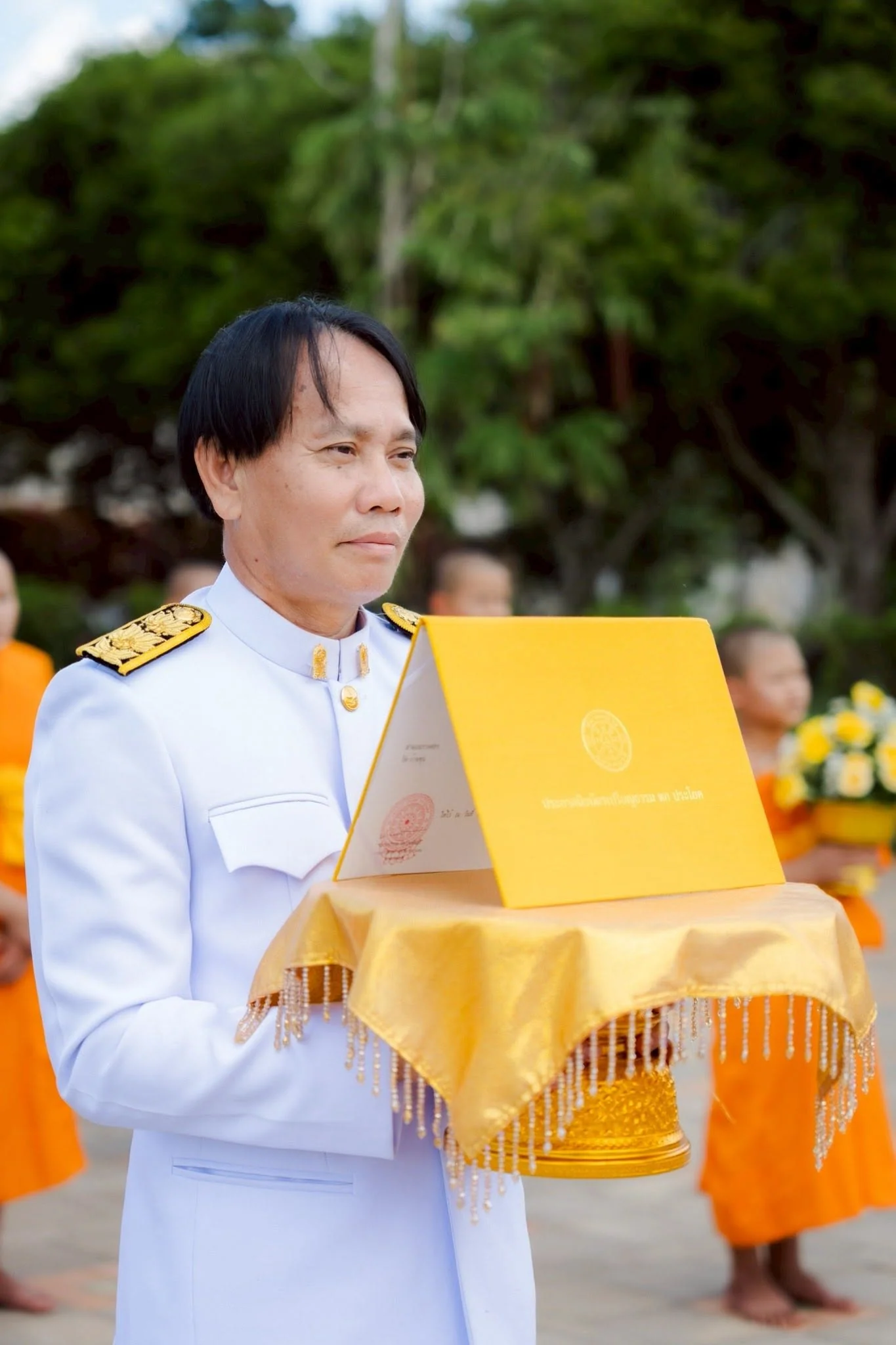 ภาพประกอบ 4 มิ.ย. 69 วัดบ้านขุนได้จัดให้มีพิธีต้อนรับเปรียญธรรม 9 ประโยค และเปรียญธรรม 6 ประโยค ณ…