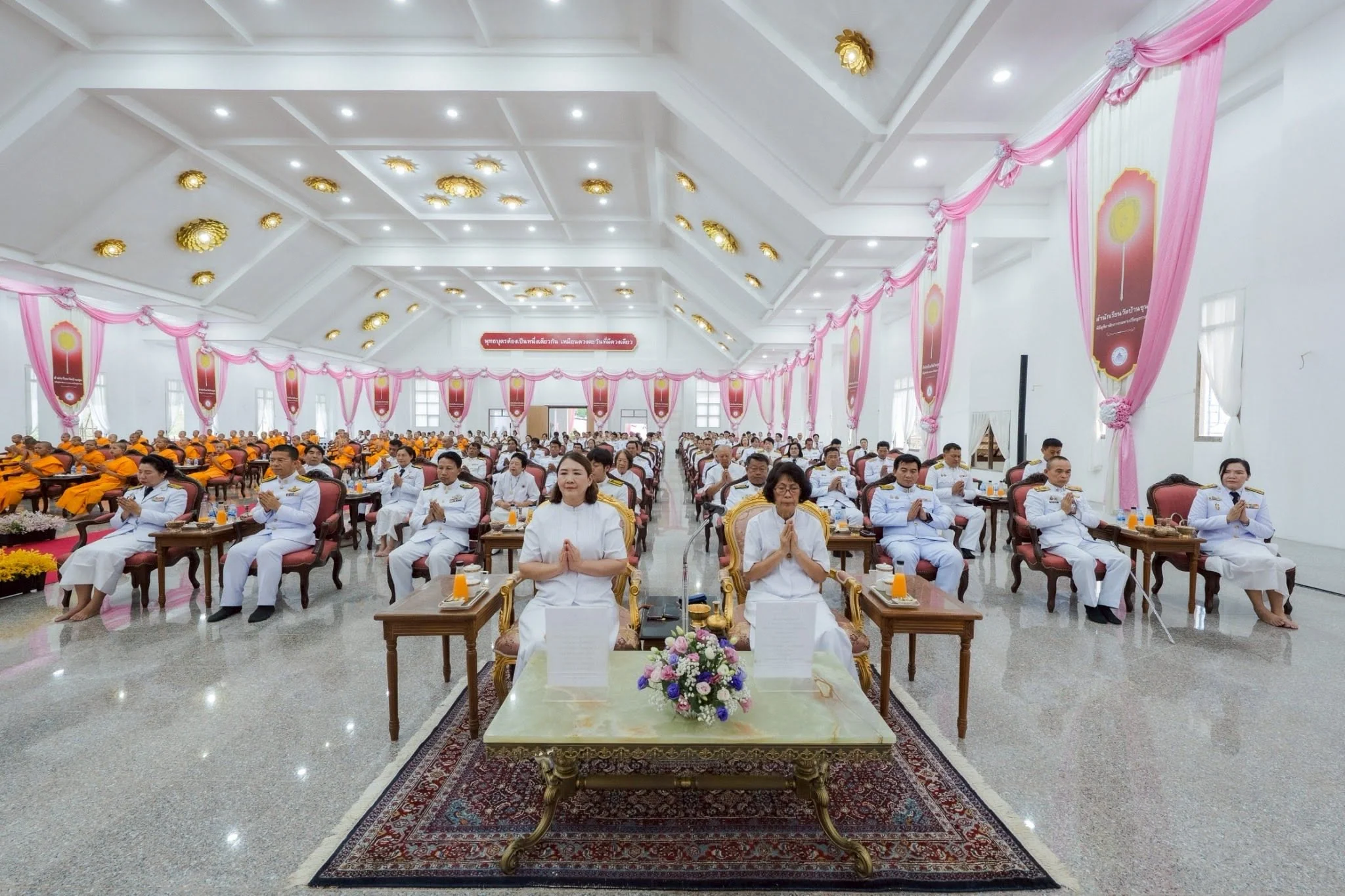ภาพประกอบ 4 มิ.ย. 69 วัดบ้านขุนได้จัดให้มีพิธีต้อนรับเปรียญธรรม 9 ประโยค และเปรียญธรรม 6 ประโยค ณ…